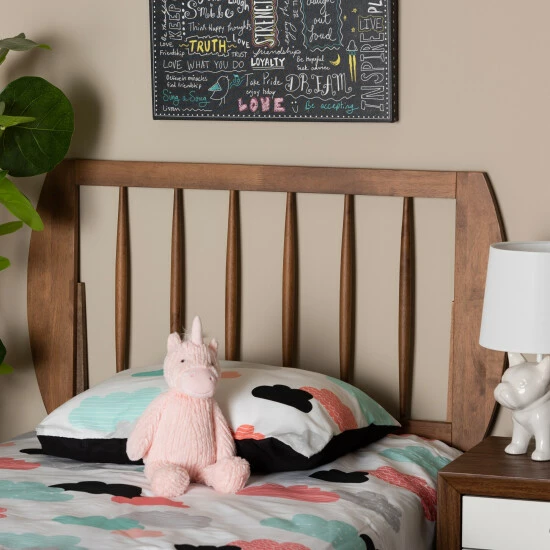 Best reviews of 👍 Baxton Studio Norman Transitional Ash Walnut Finished Wood Headboard 😉