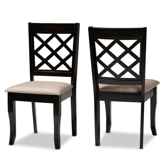 Deals ๐ฅฐ Baxton Studio Verner Modern And Contemporary 2-Piece Wood Dining Chair Set ๐ - Image 2