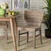 Buy 😍 Baxton Studio Enver Bohemian Natural Rattan &Mahogany Wood 2-Piece Dining Chair Set ❤️