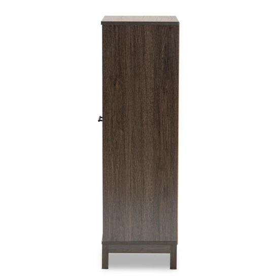 Top 10 😍 Baxton Studio Trenton Dark Brown Finished Wood 1-Drawer Wine Storage Cabinet 🌟 - Image 5