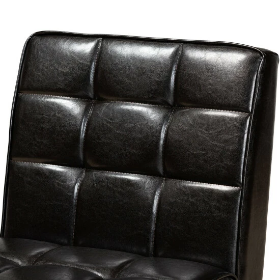 Discount ❤️ Baxton Studio Sanford Mid-Century Modern Dining Chair Tan 🧨 - Image 8