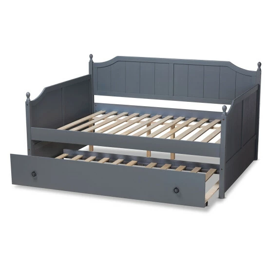 Best reviews of ๐ Baxton Studio Millie Cottage Farmhouse Full Size Daybed With Trundle White ๐ฏ - Image 7