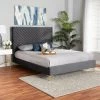 Top 10 🧨 Baxton Studio Fabrico Glam & Luxe Velvet Upholstered Metal Platform Bed Navy Blue, Gold ✨