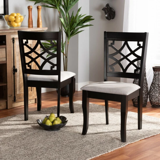 Outlet ⭐ Baxton Studio Mael Modern And Contemporary 2-PC Dining Chair Set ❤️ - Image 7