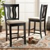 Outlet 🛒 Baxton Studio Fenton Modern And Contemporary Transitional 2-Piece Counter Stool Set 🎉