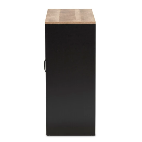 Buy โญ Baxton Studio Connell Modern & Industrial Brown Wood And Black Metal Sideboard ๐งจ - Image 5