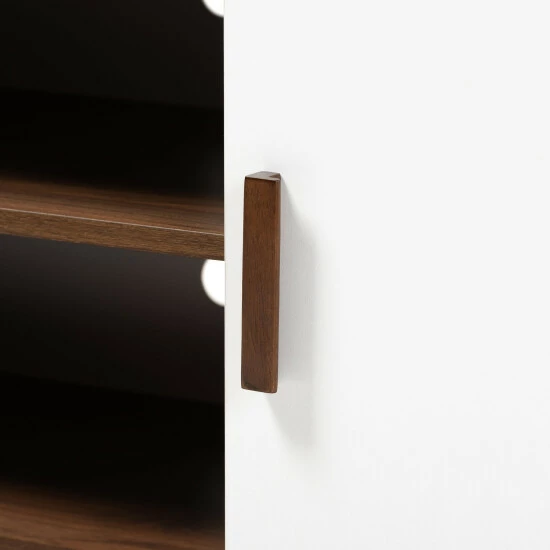 Budget ๐งจ Baxton Studio Quinn Mid-Century Modern 2-Door TV Stand ๐ - Image 6