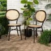 Best reviews of 🌟 Baxton Studio Thalia Mid-Century Synthetic Rattan Outdoor Dining Chair Set(2PC) ✔️