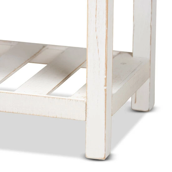 Best reviews of ๐ Baxton Studio Deacon Two-Tone White And Oak Brown Wood 2-Door Sideboard Buffet โ๏ธ - Image 7