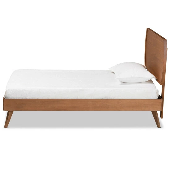 Wholesale ๐ฏ Baxton Studio Aimi Mid-Century Walnut Brown Finished Wood Twin Size Platform Bed ๐คฉ - Image 3
