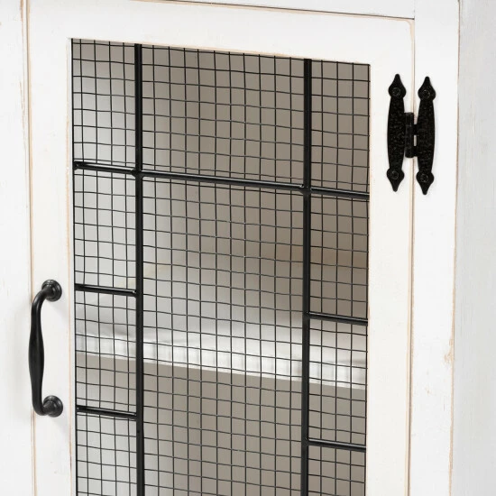 Hot Sale โจ Baxton Studio Faron Traditional Farmhouse White And OakWood 3-Drawer Storage Cabinet โ๏ธ - Image 7