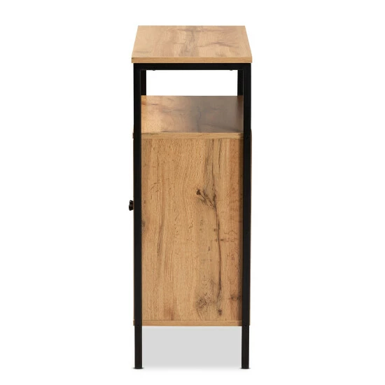 Wholesale 😉 Baxton Studio Vander Modern And Contemporary 2-Door Wood 👟 Shoe Cabinet-Oak Brown 🎁 - Image 5