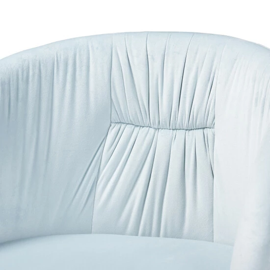 Best deal ๐ Baxton Studio Ravenna Contemporary Glam And Luxe Velvet Fabric And Gold Metal Swivel Office Chair Blush Pink, Gold ๐ - Image 7