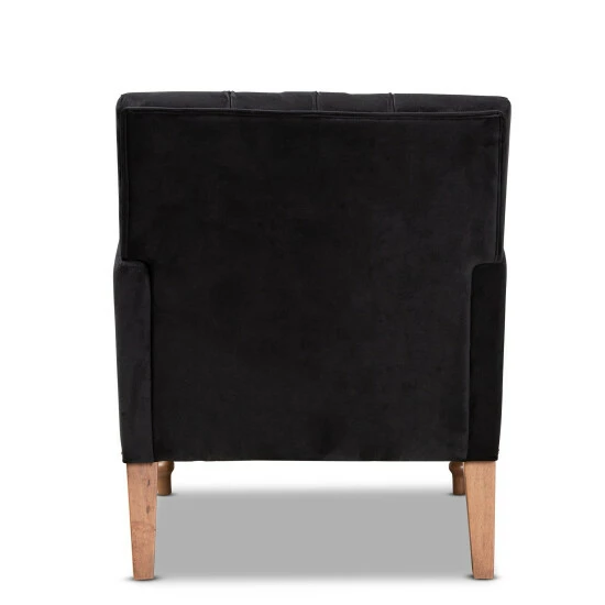 Best Pirce ๐ฏ Baxton Studio Eri Contemporary Glam And Luxe Armchair Navy Blue ๐ฏ - Image 6