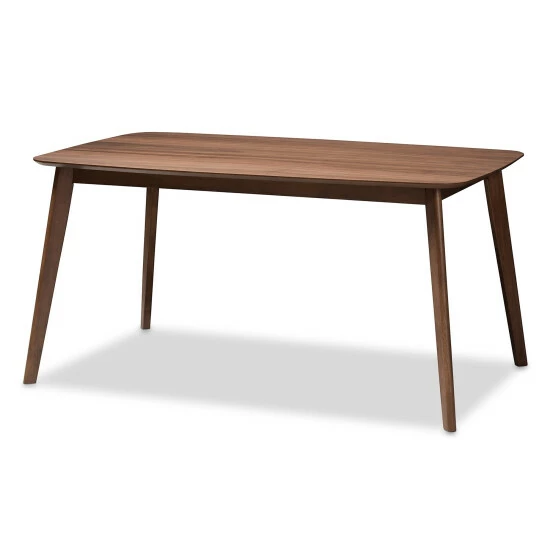 Coupon ๐ Baxton Studio Alston Mid-Century Modern Fabric And Wood Dining Set (5pcs) Beige โญ - Image 4