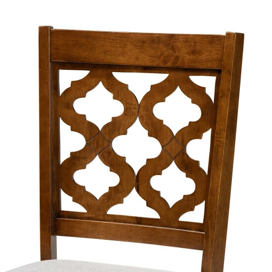 Best Sale ✔️ Baxton Studio Ramiro Modern And Contemporary Transitional 5-Piece Dining Set Grey ✨ - Image 7