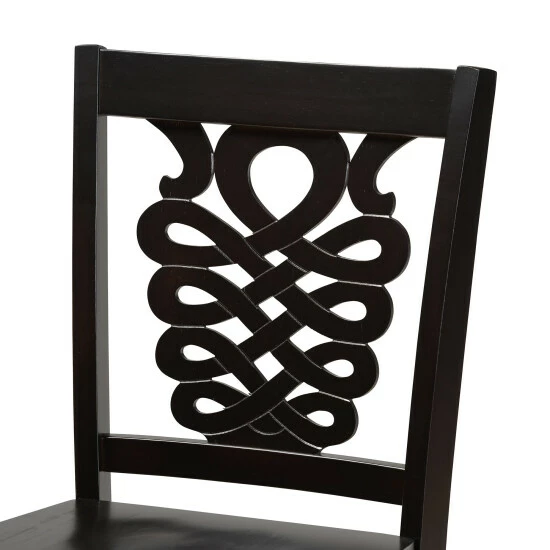 Deals ๐ Baxton Studio Gervais Modern And Contemporary Transitional 2-Piece Counter Stool Set Brown ๐ฏ - Image 6