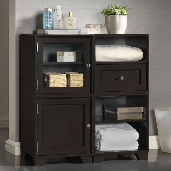 Coupon ๐ Baxton Studio Alaska Dark Brown Modular Storage Cabinet ๐