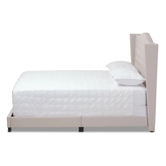 Coupon ๐ Contemporary Bed By Baxton Studio Beige ๐งจ - Image 5