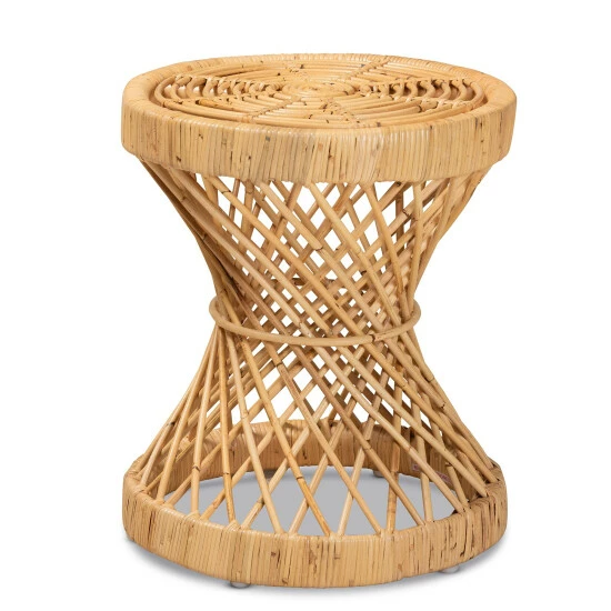 Best reviews of โ๏ธ Baxton Studio Seville Modern And Contemporary Natural Finished Rattan End Table โญ - Image 2