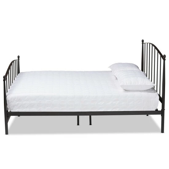 Best deal ๐ Baxton Studio Lana Modern And Contemporary Black Finished Metal Platform Bed ๐ฏ - Image 3