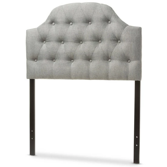 Deals ๐ Baxton Studio Midas Modern And Contemporary Twin Size Fabric Upholstered Button-tufted Scalloped Headboard Beige ๐ - Image 7