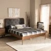 Best Sale 😍 Baxton Studio Diantha Classic And Traditional Wood Platform Bed-Dark Grey 👍