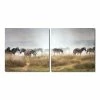 Brand new 🎁 Baxton Studio A ZEAL OF ZEBRAS Frameless Canvas Wall Art - Multi 🔥