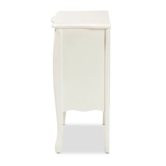 Cheapest โค๏ธ Baxton Studio Eliya Traditional White Finished Wood Storage Cabinet-3DW ๐ - Image 5