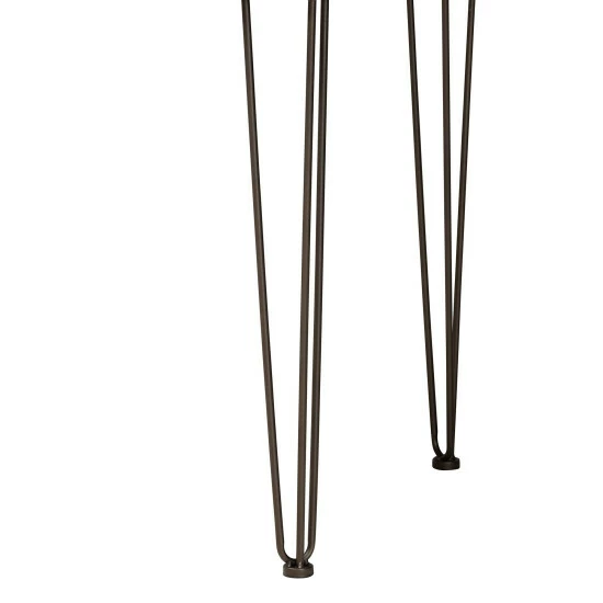 Budget 🥰 Baxton Studio Tilda Modern Industrial Natural Brown Finished Wood And Dark Bronze Metal 5-Piece Dining Set 🔔 - Image 6