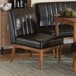 Coupon 🎉 Baxton Studio Daymond Mid-Century Modern Dining Chair Black 😀