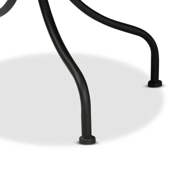 Cheap 👍 Baxton Studio Talise Modern Colored Ceramic Tile & Black Metal Outdoor Dining Table ✔️ - Image 4