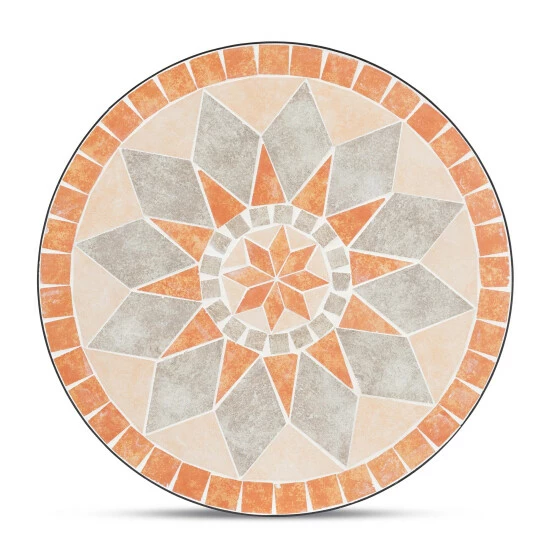 Cheap 👍 Baxton Studio Talise Modern Colored Ceramic Tile & Black Metal Outdoor Dining Table ✔️ - Image 5